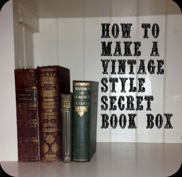 how to make a secret book box