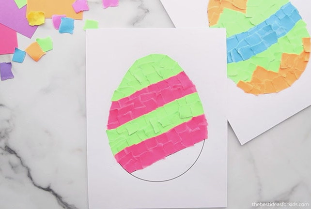 Adding Paper Pieces to the Egg Pattern