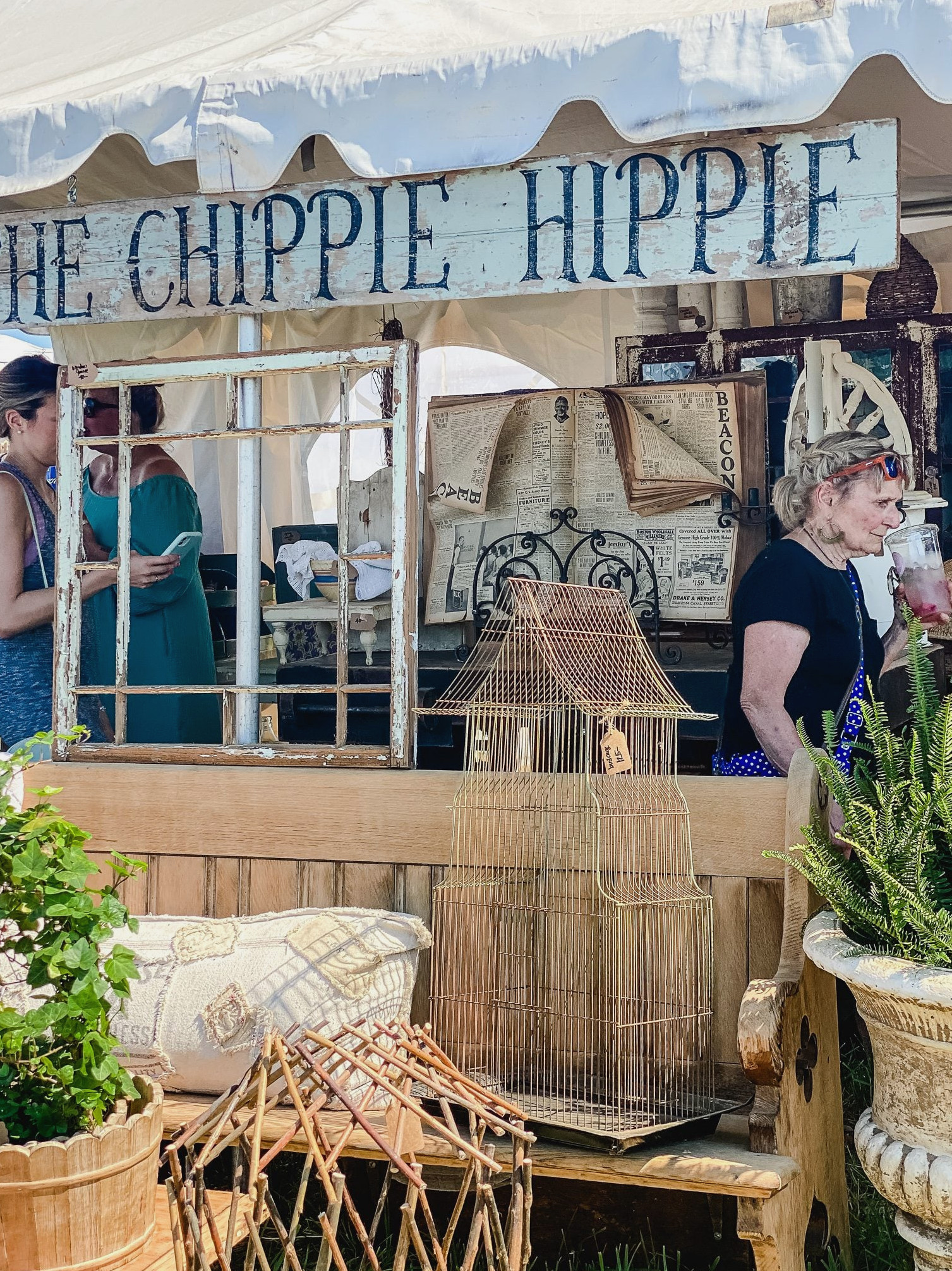 Chippie Hippie Stand at Vintage Bazaar