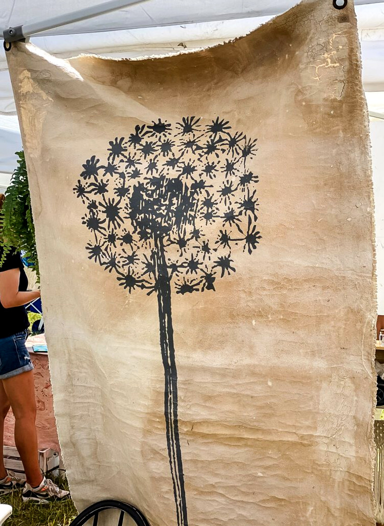 Dandelion Hanging Mural