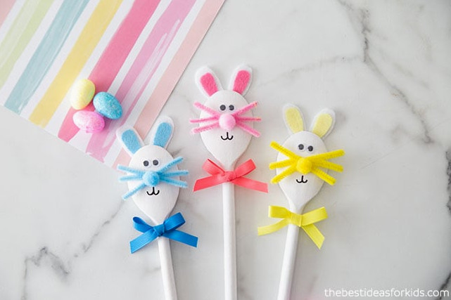 Wooden Spoon Bunny Crafts