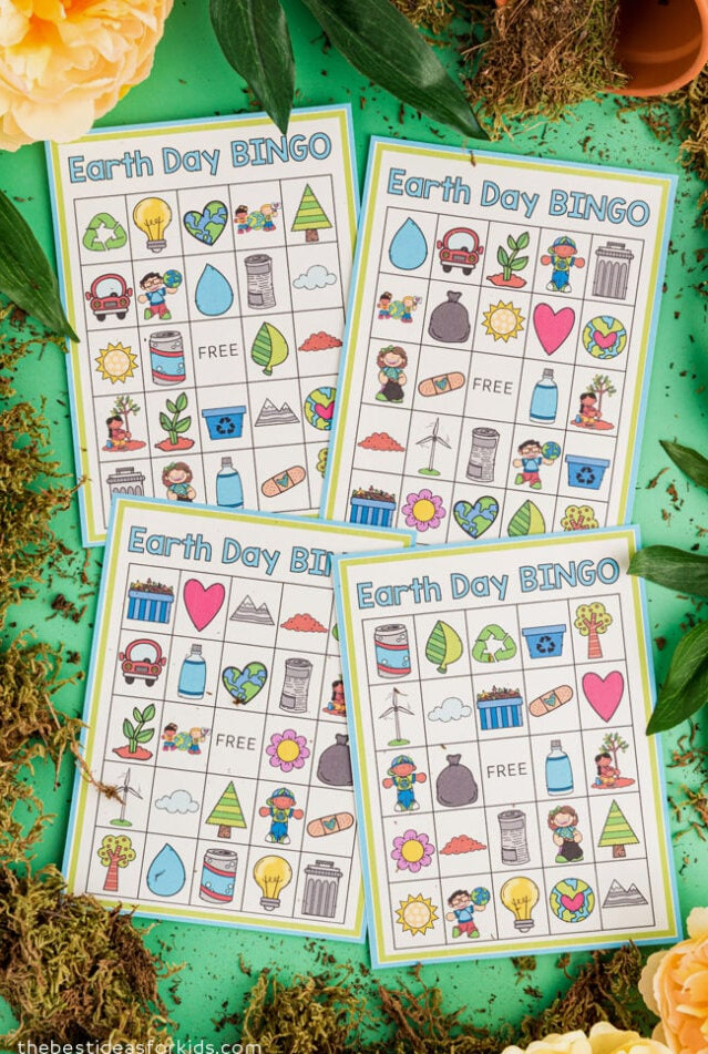 earth day bingo printables