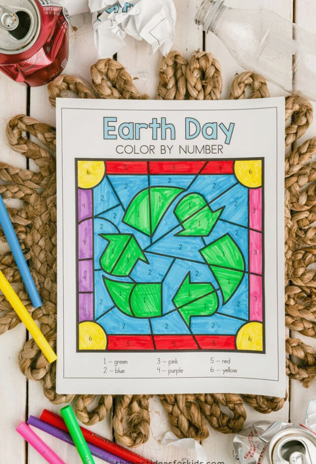 Earth Day Coloring Worksheets