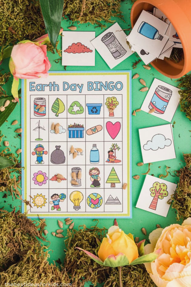 free earth day bingo pages