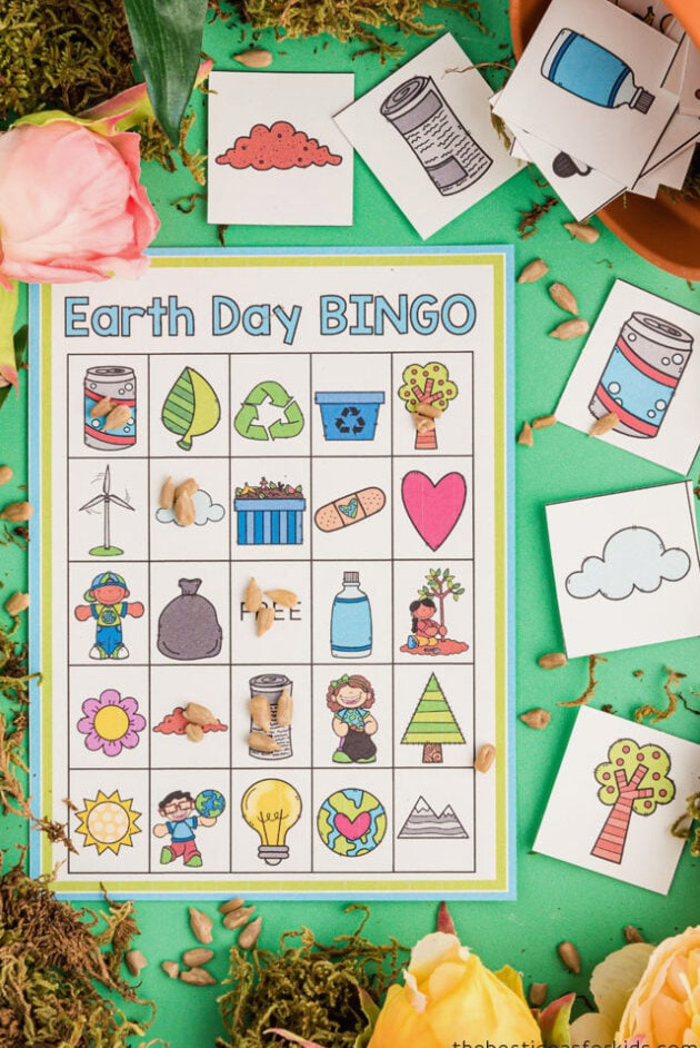 free printable earth day bingo