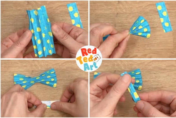 diy paper bow craft