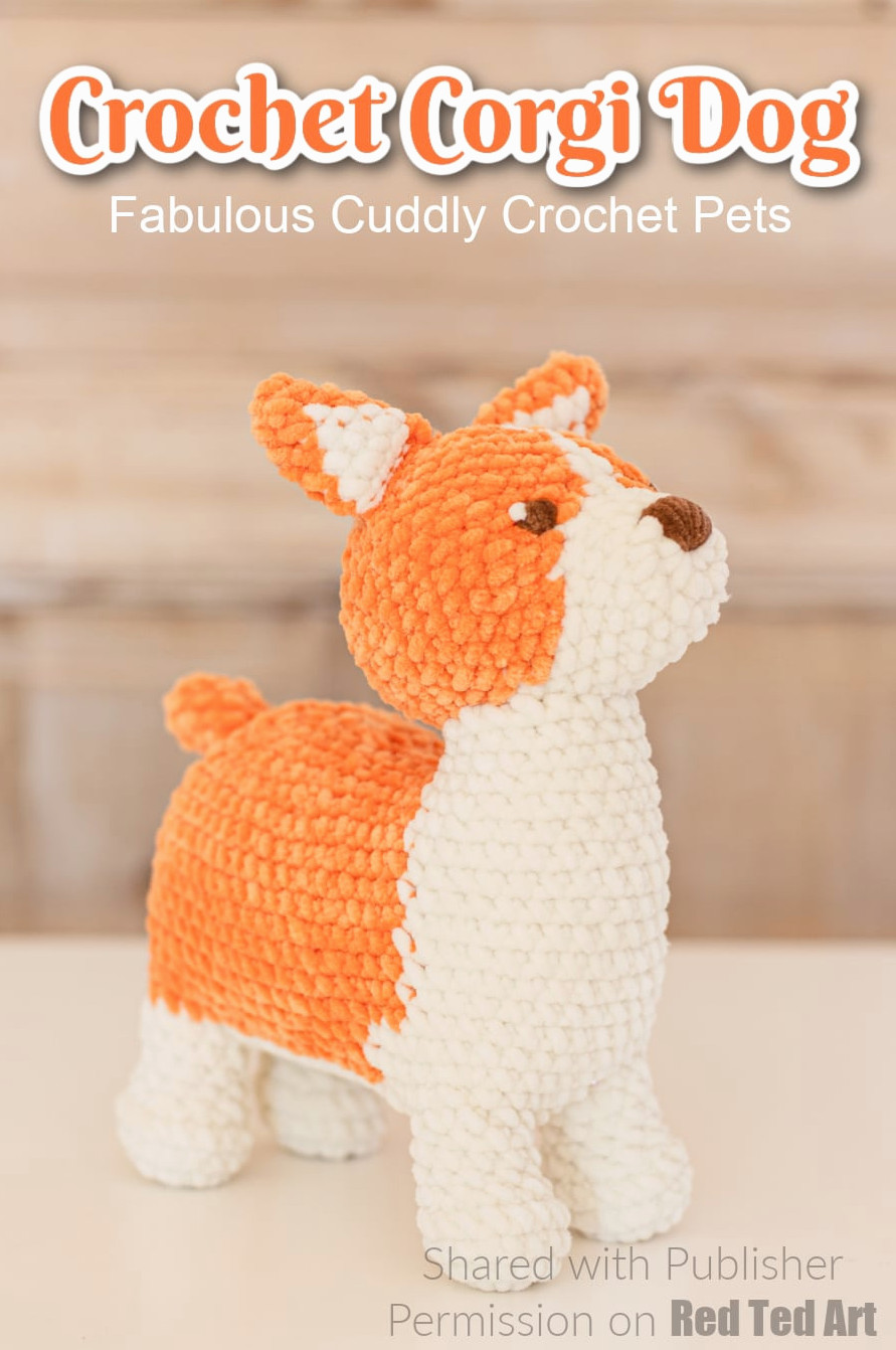 How to crochet a corgi dog