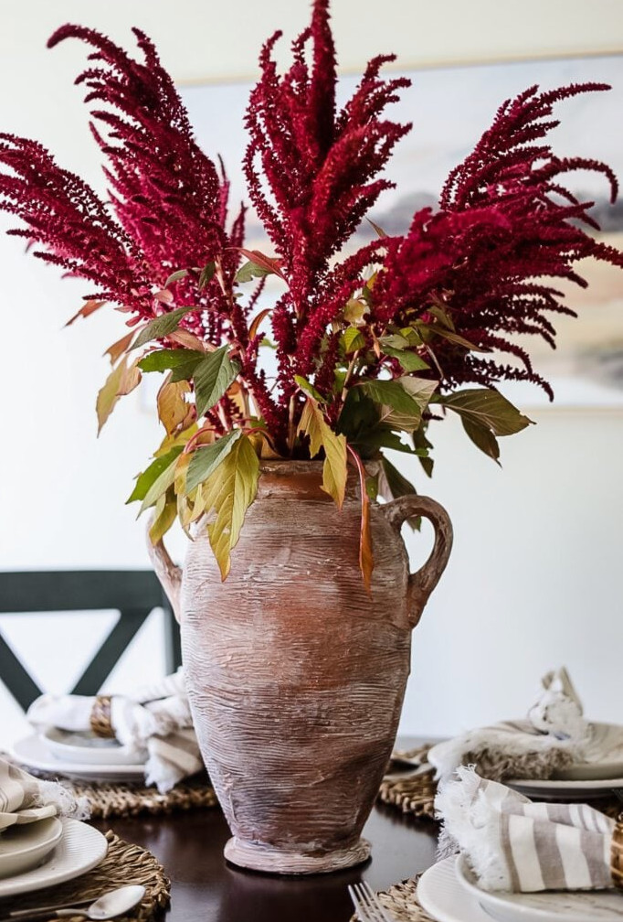 Upcycled flea market vase flip
