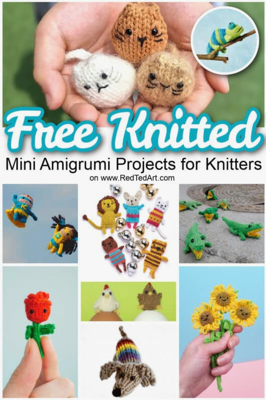 Free Mini Knitting Patterns for Amigurumi Lovers that knit!