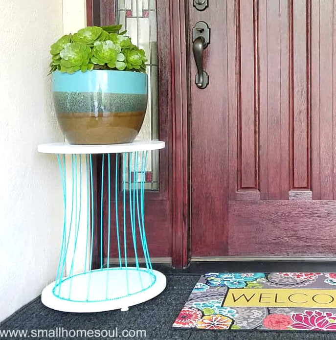 Outdoor Basket Plant Stand