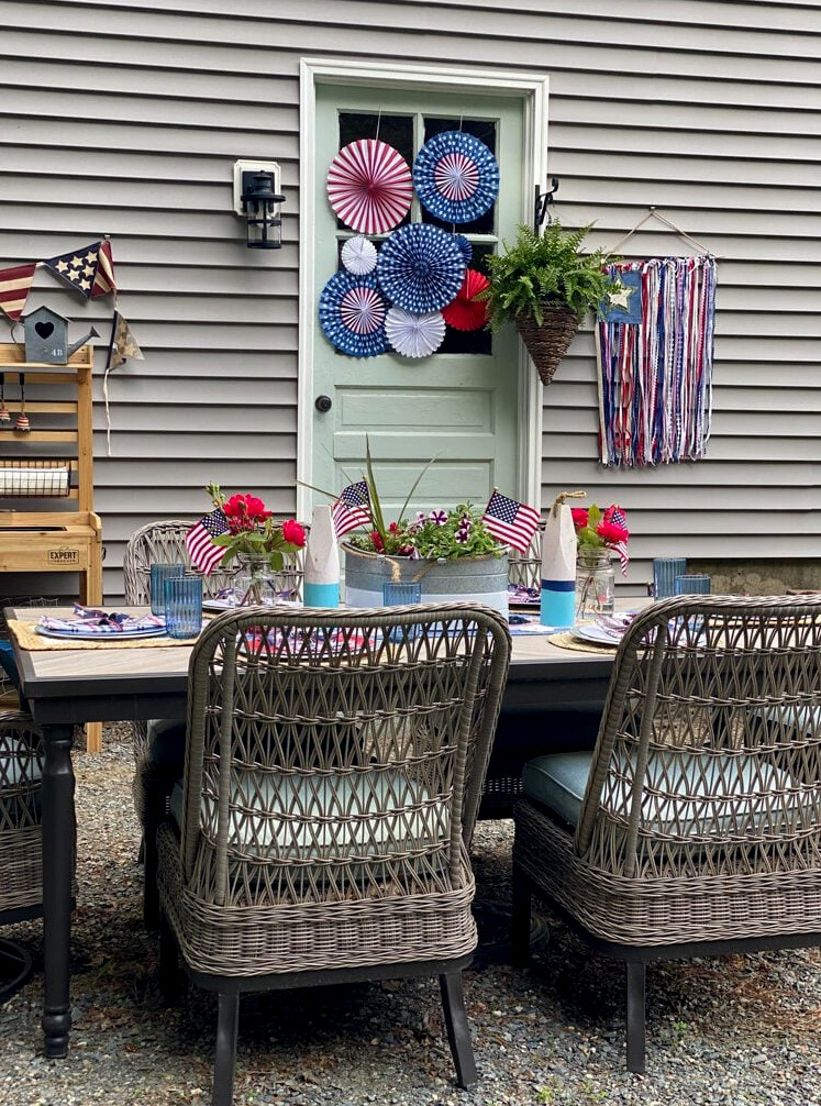 patriotic patio