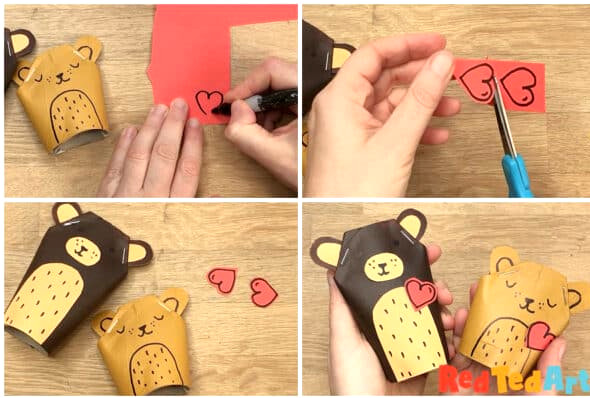 add any embellishments like hearts or flowers or a bow tie