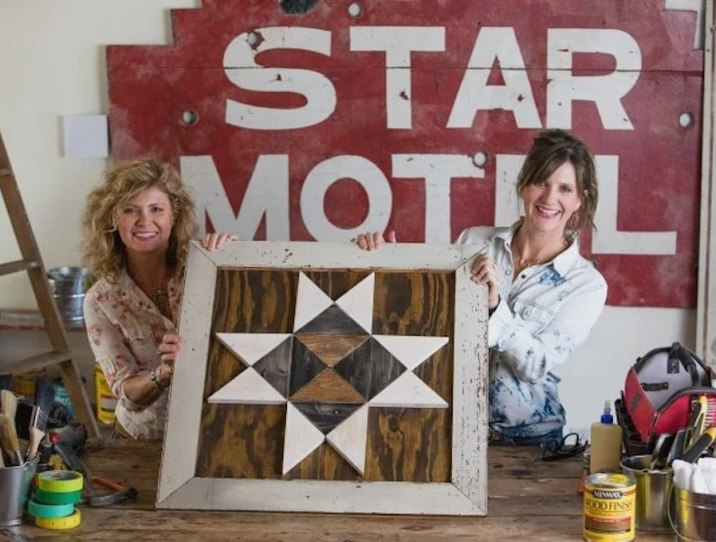 reclaimed timber wall artwork