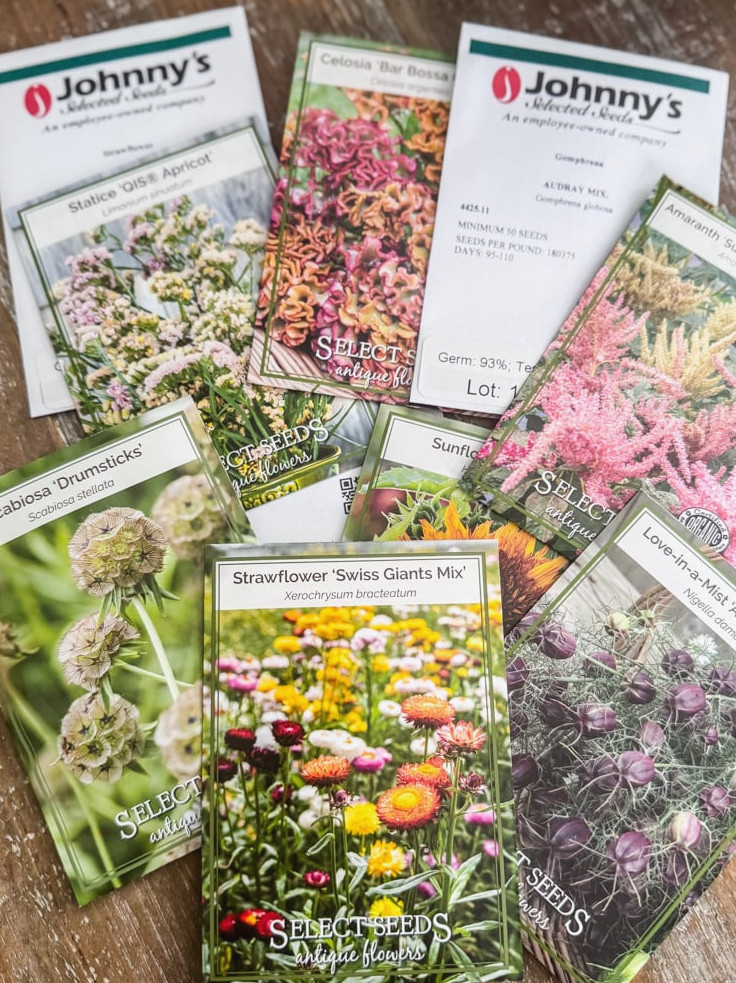 flower seed packets