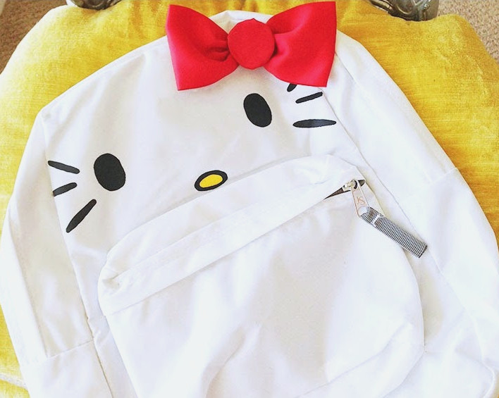 DIY Hello Kitty Backpack