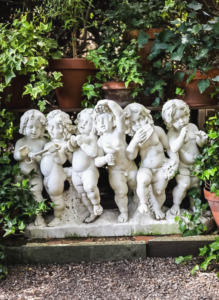 cherub statue