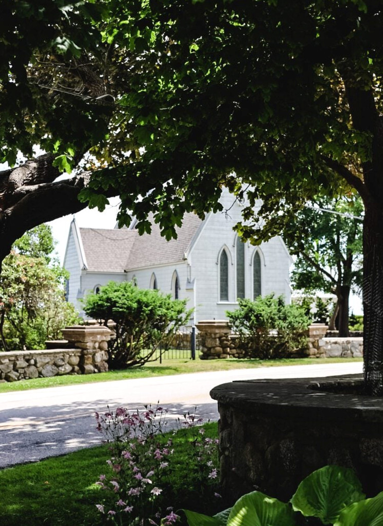 white church