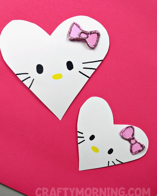 Hello Kitty Heart Valentine Craft