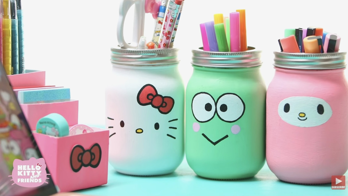 Sanrio Desk Jars