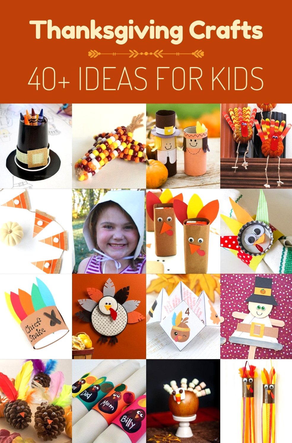 More Than 40 Thanksgiving Crafts for Kids