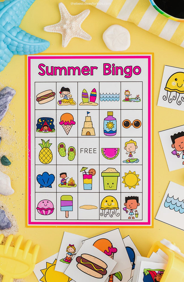 Summer Bingo Free Printable