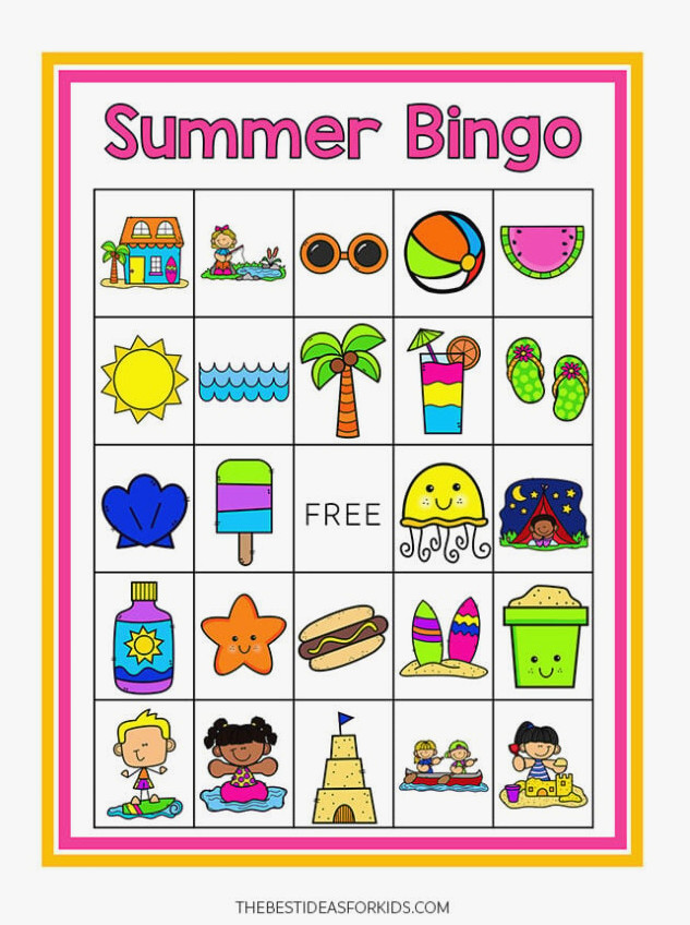 Summer Bingo Printables