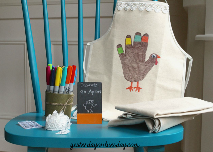 Turkey Apron Making Station
