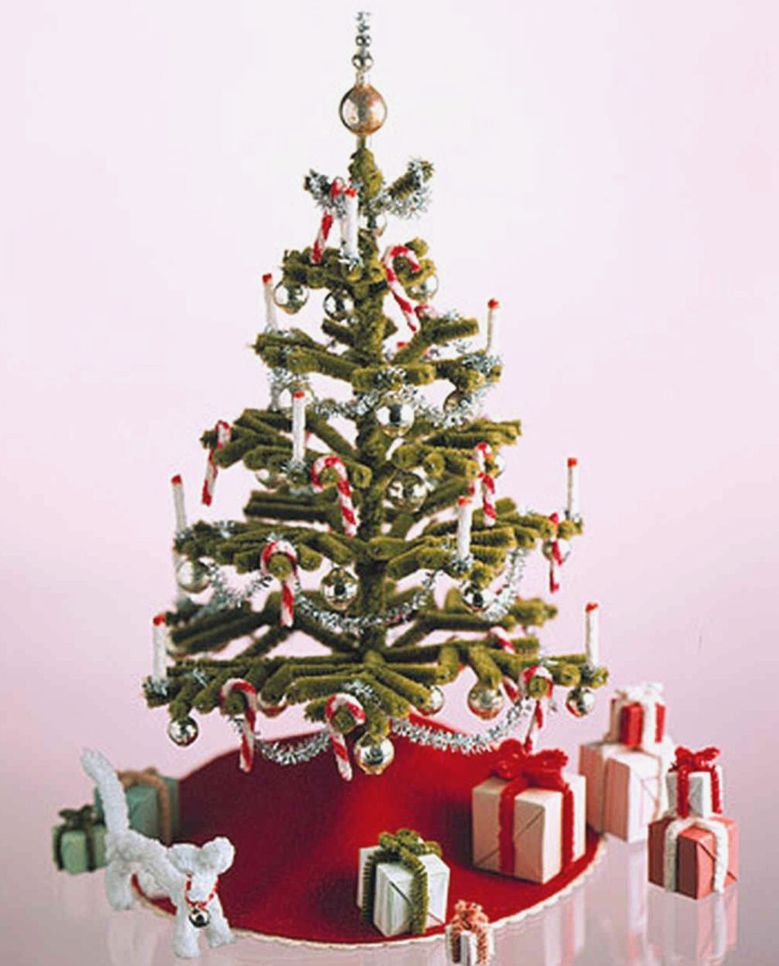 How to make a pipe cleaner christmas tree decoration