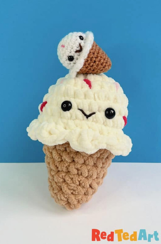 Free ice cream crochet pattern