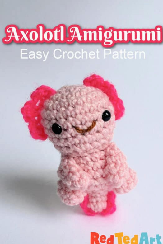 Free Axolotl Crochet Pattern for beginners