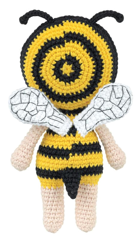 Free Bee Doll Crochet Pattern from Amigurumi Adventures – Red Ted Art – Kids Crafts
