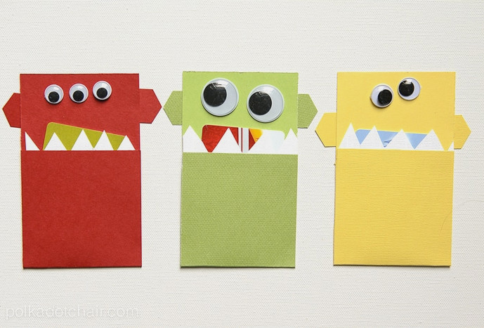 Monster Gift Card Holders