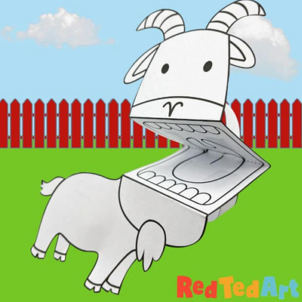 fun goat puppet