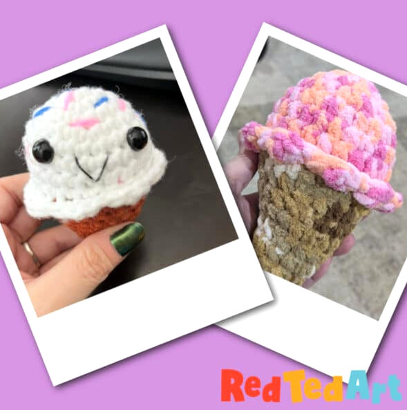 crochet ice cream cone patterns