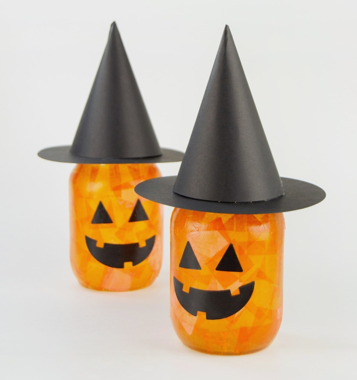 mason jar pumpkins