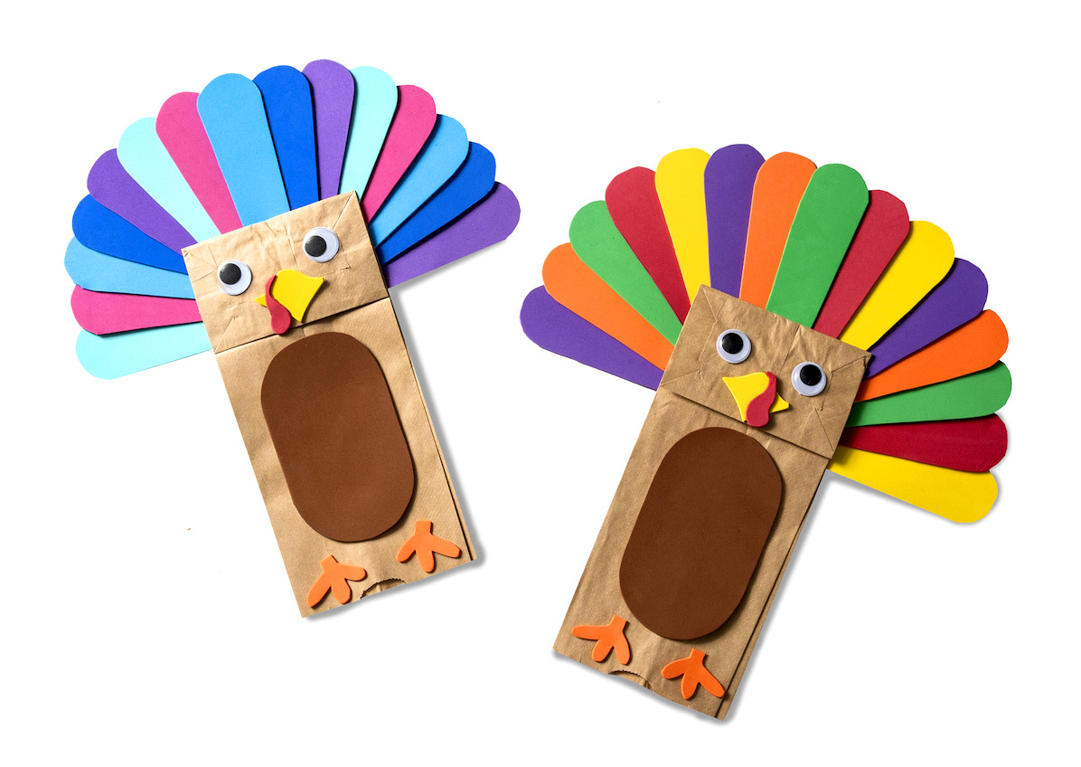 paper sack turkey project