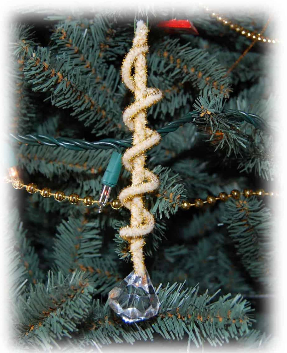 pipe cleaner icicle decoration