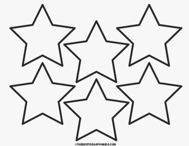 star template #1 - 6 per page