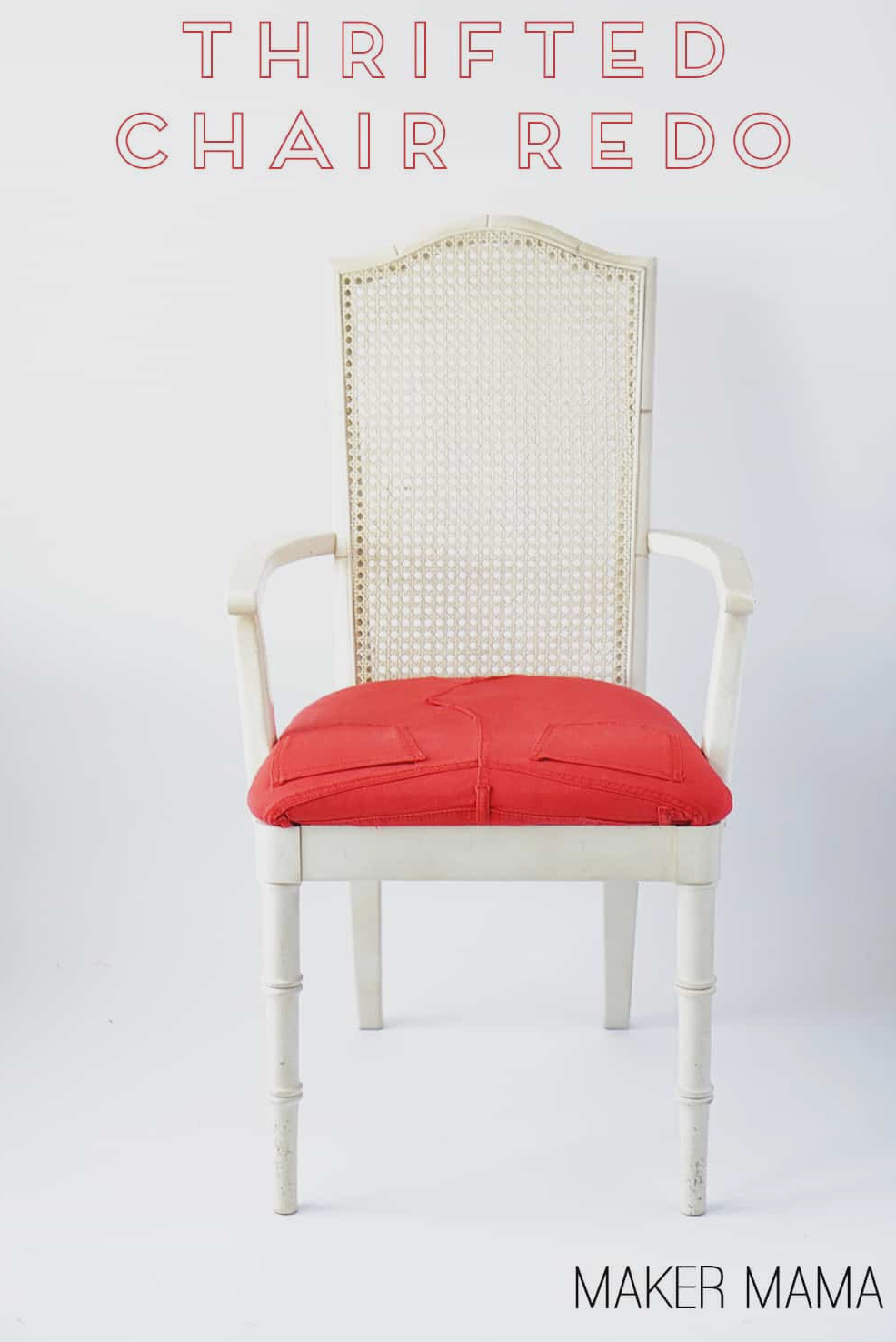 Refreshing a chair with denim