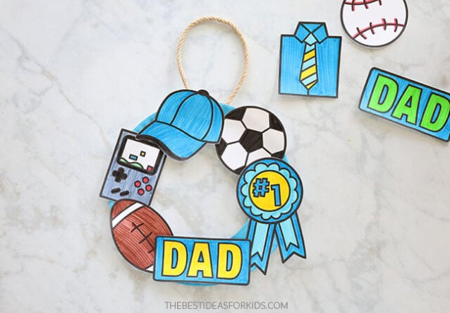 Add twine to Father's Day Paper Plate