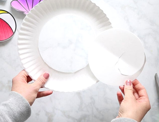 Cut out Paper Plate