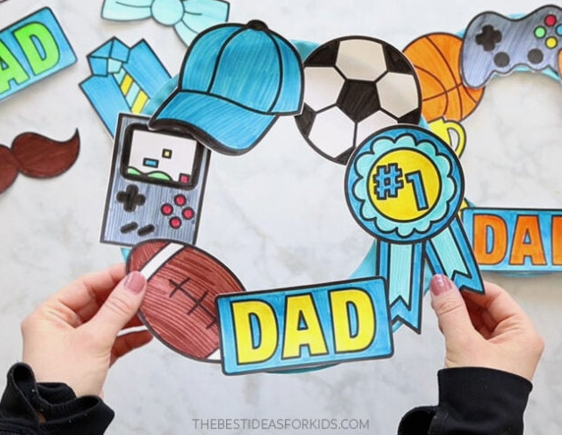 Father's Day Wreath Printable