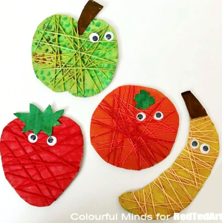 recycled fruit crafts preschoolers