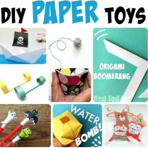 Fun with Paper - DIY Paper Toys sq