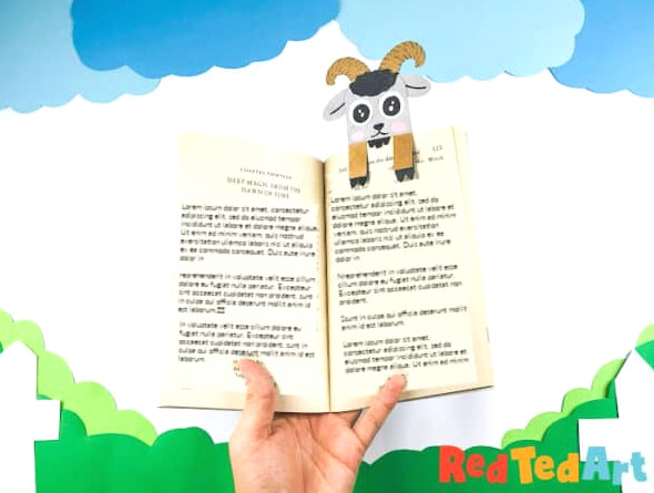 goat bookmark project
