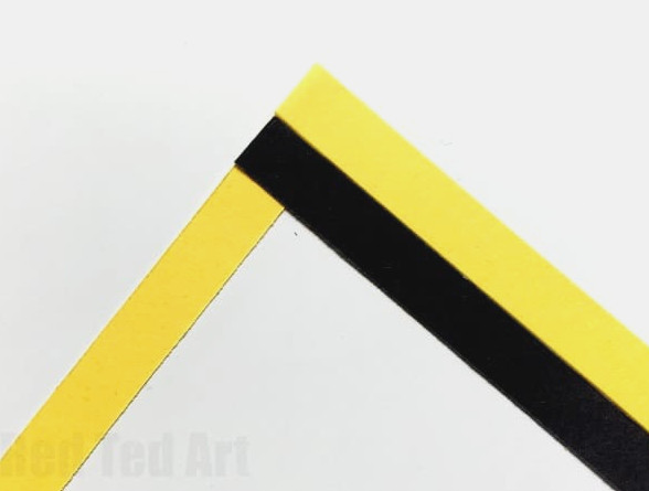 Chevron paper weaving