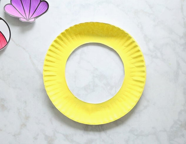 Paint Summer Paper Plate