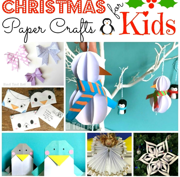 *Christmas Paper Crafts for Kids*. Everyone has paper, right? Combine paper with basic stationery items such as scissors, pens and glue and you have a fantastic list of fabulous Christmas Crafts and Christmas DIYs for kids and grown ups. Love how versatile Paper Crafts. Come and take a look at all these CUTE Christmas Paper Crafts today. #PaperCrafts #PaperChristmasCrafts #Christmascrafts #ChristmasPaperCrafts #Christmas #Christmascraftsforkids #papercraftsforkids