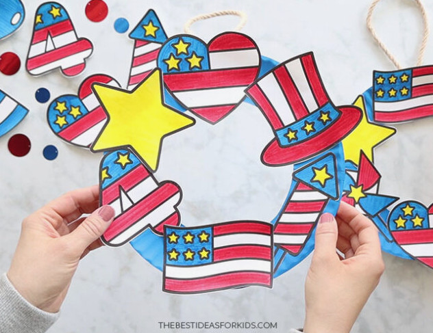 July 4th Paper Plate Craft