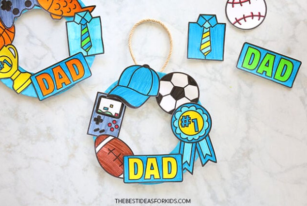 Printable Father's Day Paper Plate